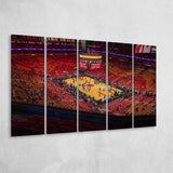 American Heat Airline, Stadium Canvas, Sport Art, Gift for him, Multi Panels B, Canvas Prints Wall Art Decor