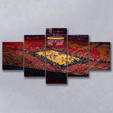 American Heat Airline, Stadium Canvas, Sport Art, Large Canvas, Multi Panels, Canvas Prints Wall Art Decor