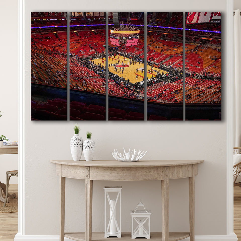 American Heat Airline, Stadium Canvas, Sport Art, Gift for him, Multi Panels B, Canvas Prints Wall Art Decor