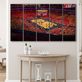 American Heat Airline, Stadium Canvas, Sport Art, Gift for him, Multi Panels B, Canvas Prints Wall Art Decor
