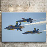 American Patriotic Blue Angels Us Navy Gorgeous Scene Canvas Prints Wall Art Decor - Painting Canvas, Art Prints, Ready to Hang