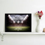 American Football Stadium Field Framed Canvas Prints Wall Art - Painting Prints, Home Wall Decor, Painting Canvas