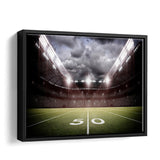 American Football Stadium Field Framed Canvas Prints Wall Art - Painting Prints, Home Wall Decor, Painting Canvas