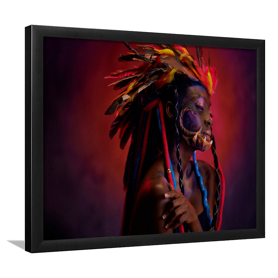 American Indian Framed Art Prints Wall Art Decor, Framed Picture, Home Decor