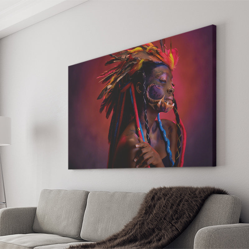 American Indian Canvas Prints Wall Art Decor - Painting Canvas,Home Decor, Ready to Hang