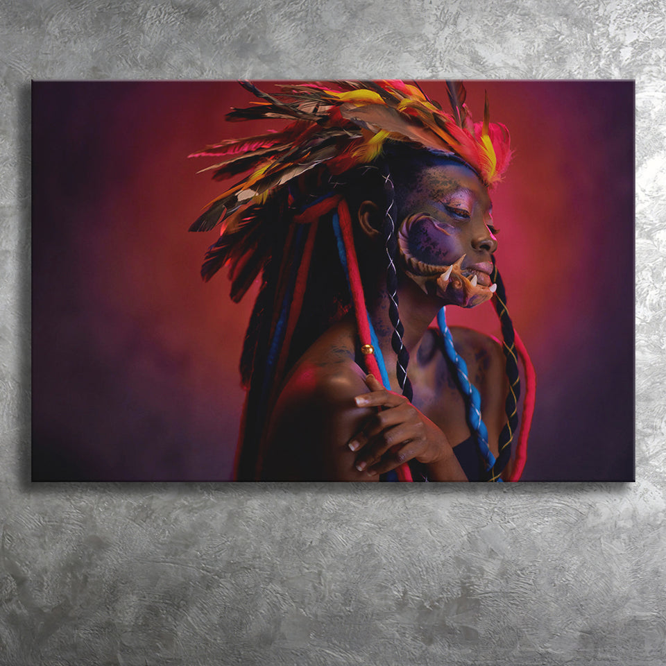 American Indian Canvas Prints Wall Art Decor - Painting Canvas,Home Decor, Ready to Hang