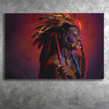 American Indian Canvas Prints Wall Art Decor - Painting Canvas,Home Decor, Ready to Hang