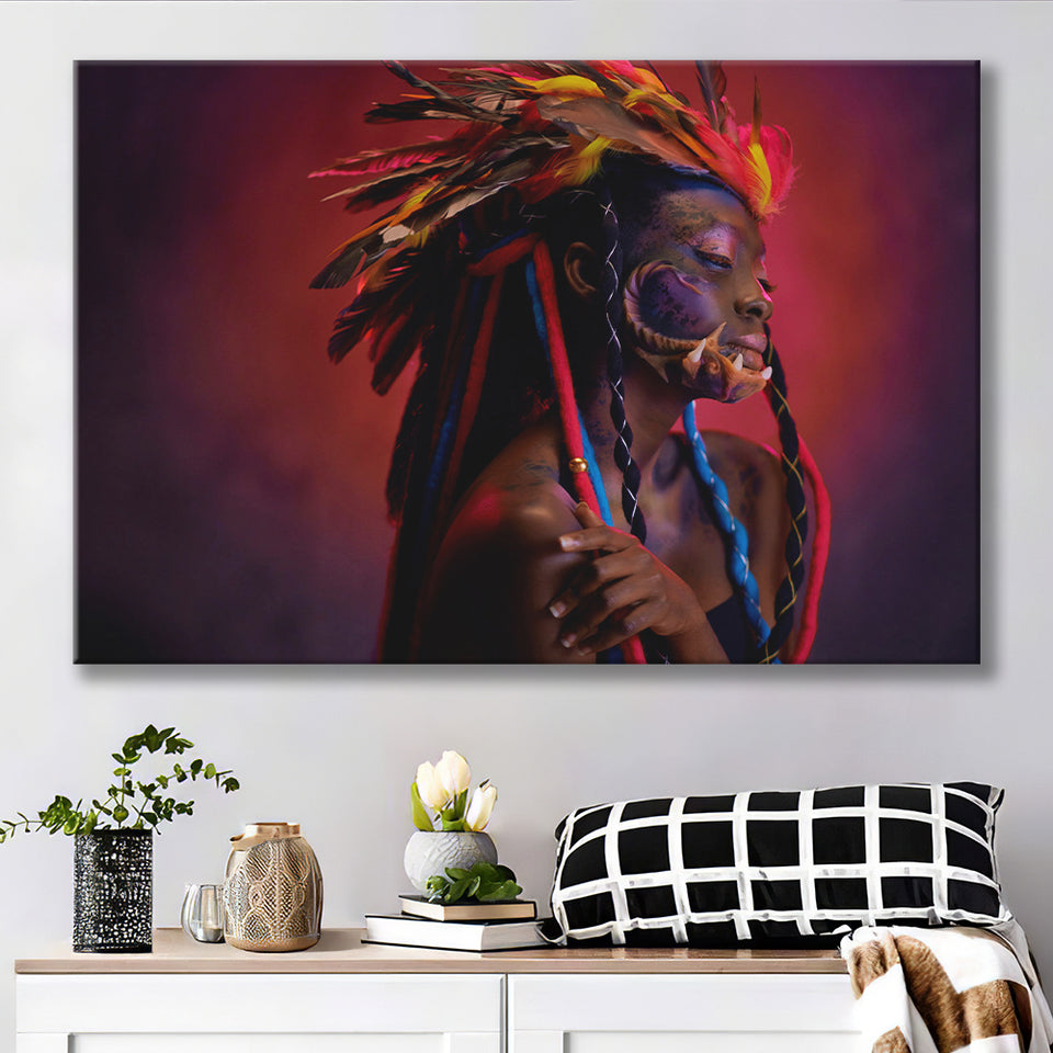 American Indian Canvas Prints Wall Art Decor - Painting Canvas,Home Decor, Ready to Hang