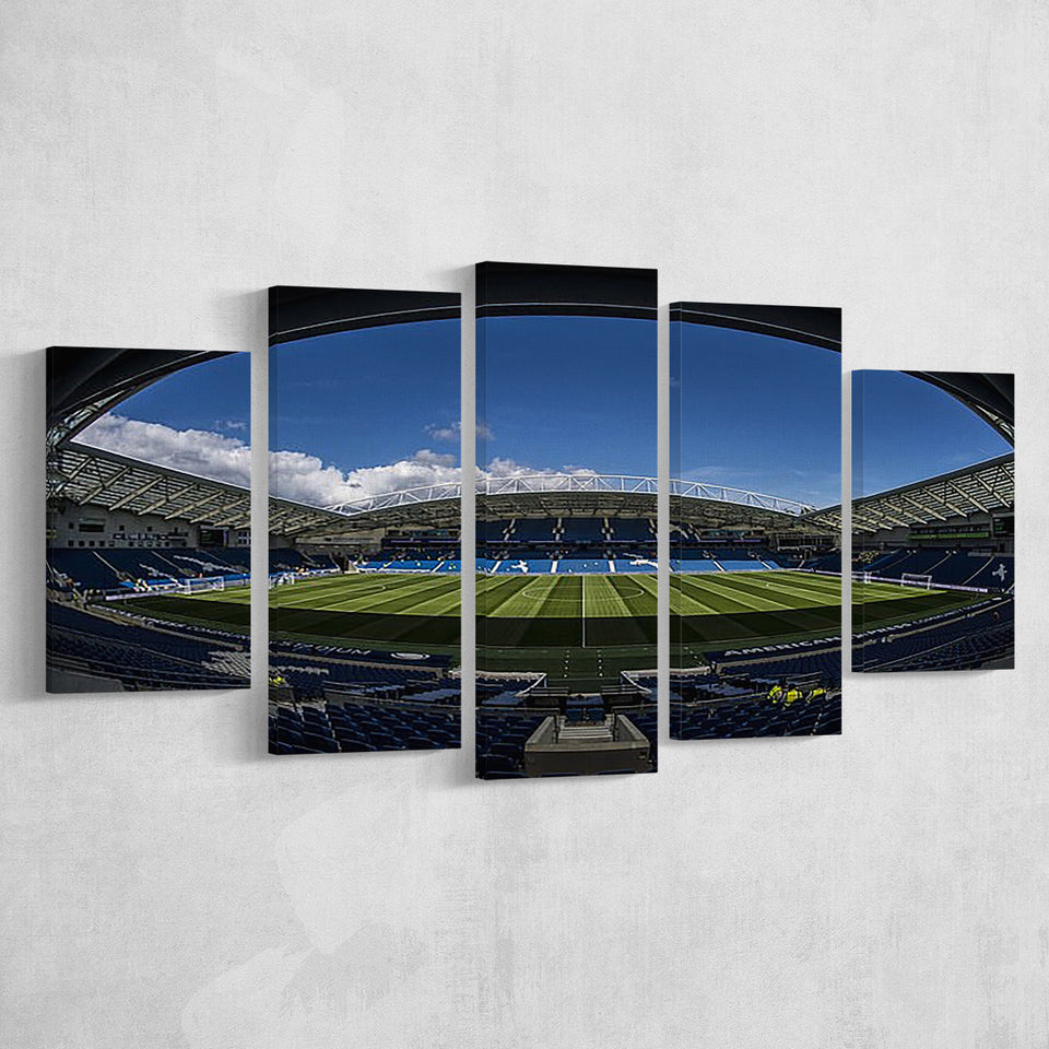 Amex Stadium, Stadium Canvas, Sport Art, Large Canvas, Multi Panels, Canvas Prints Wall Art Decor