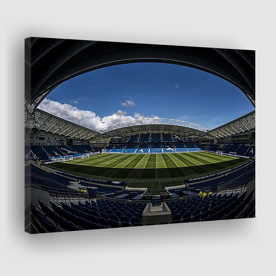 Amex Stadium, Stadium Canvas, Sport Art, Gift for him, Fan Gift, Canvas Prints Wall Art Decor