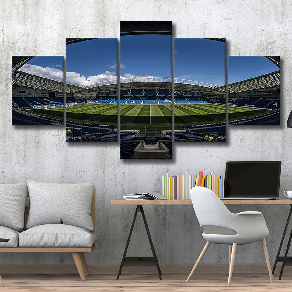 Amex Stadium, Stadium Canvas, Sport Art, Large Canvas, Multi Panels, Canvas Prints Wall Art Decor