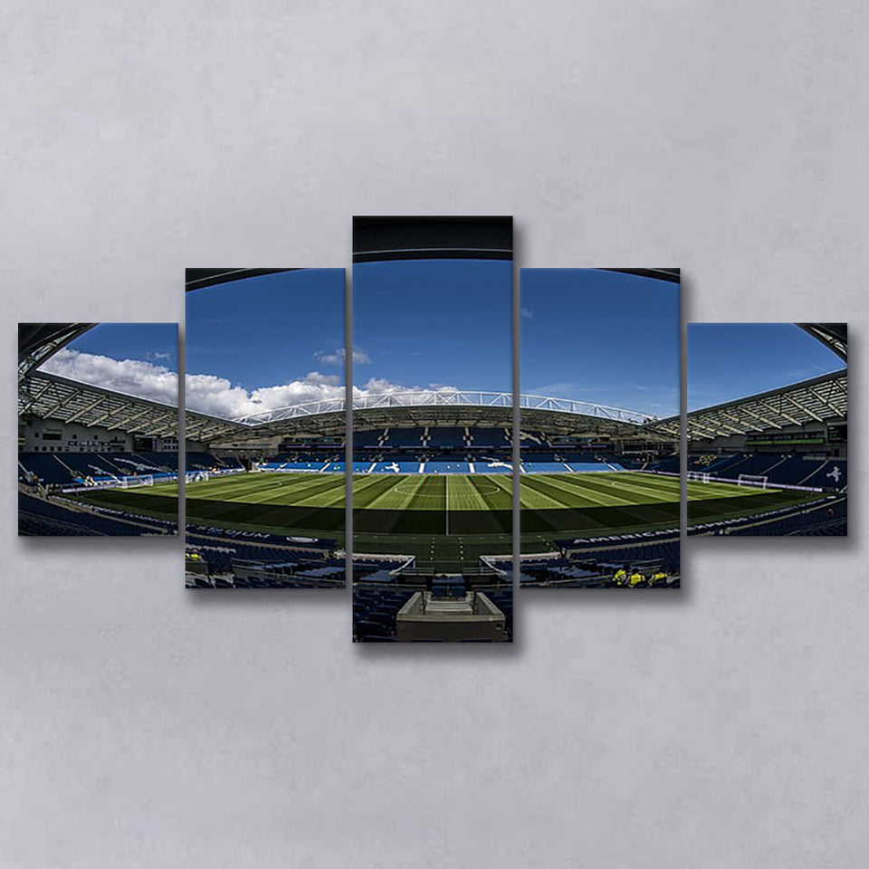 Amex Stadium, Stadium Canvas, Sport Art, Large Canvas, Multi Panels, Canvas Prints Wall Art Decor