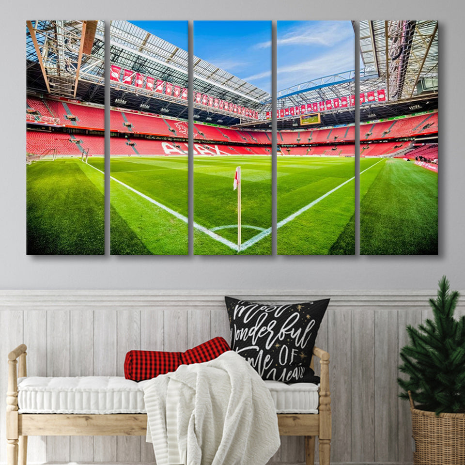 Amsterdam Arena, Stadium Canvas, Sport Art, Gift for him, Multi Panels B, Canvas Prints Wall Art Decor