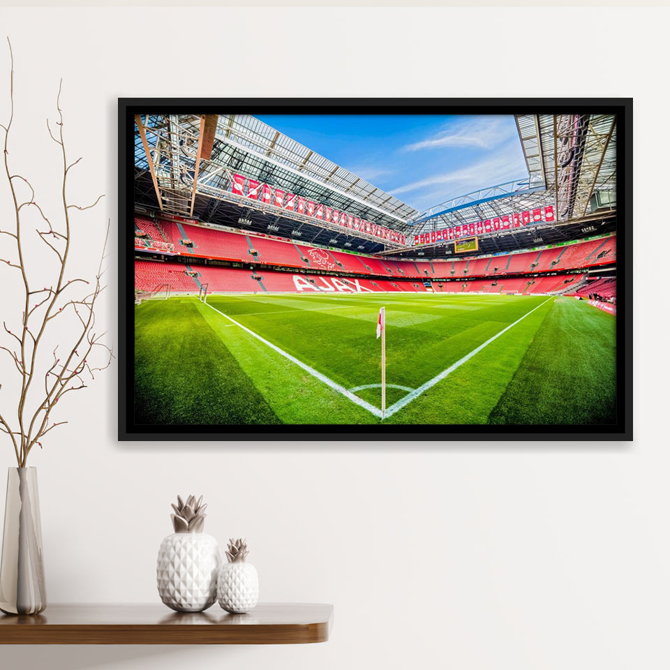 Amsterdam Arena, Stadium Canvas, Sport Art, Gift for him, Framed Canvas Prints Wall Art Decor, Framed Picture