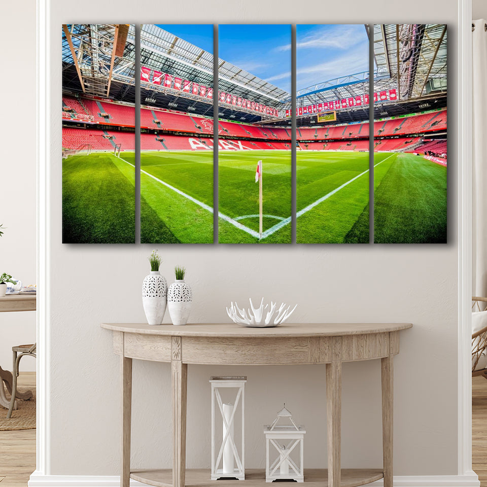 Amsterdam Arena, Stadium Canvas, Sport Art, Gift for him, Multi Panels B, Canvas Prints Wall Art Decor