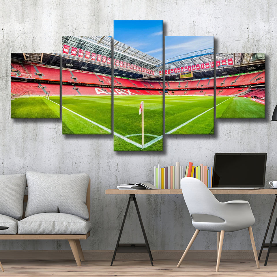 Amsterdam Arena, Stadium Canvas, Sport Art, Large Canvas, Multi Panels, Canvas Prints Wall Art Decor