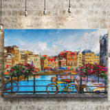 Amsterdam, Amsterdam Painting, Canvas Prints Wall Art Home Decor