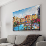 Amsterdam, Amsterdam Painting, Canvas Prints Wall Art Home Decor