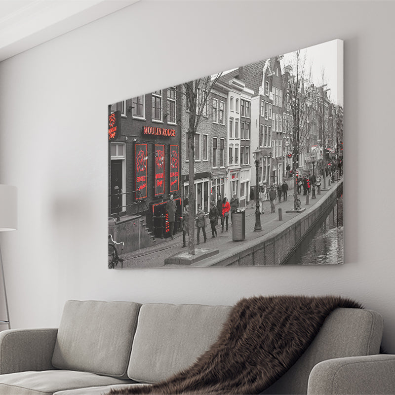 Amsterdam Part One Canvas Wall Art - Canvas Prints, Prints for Sale, Canvas Painting, Canvas On Sale