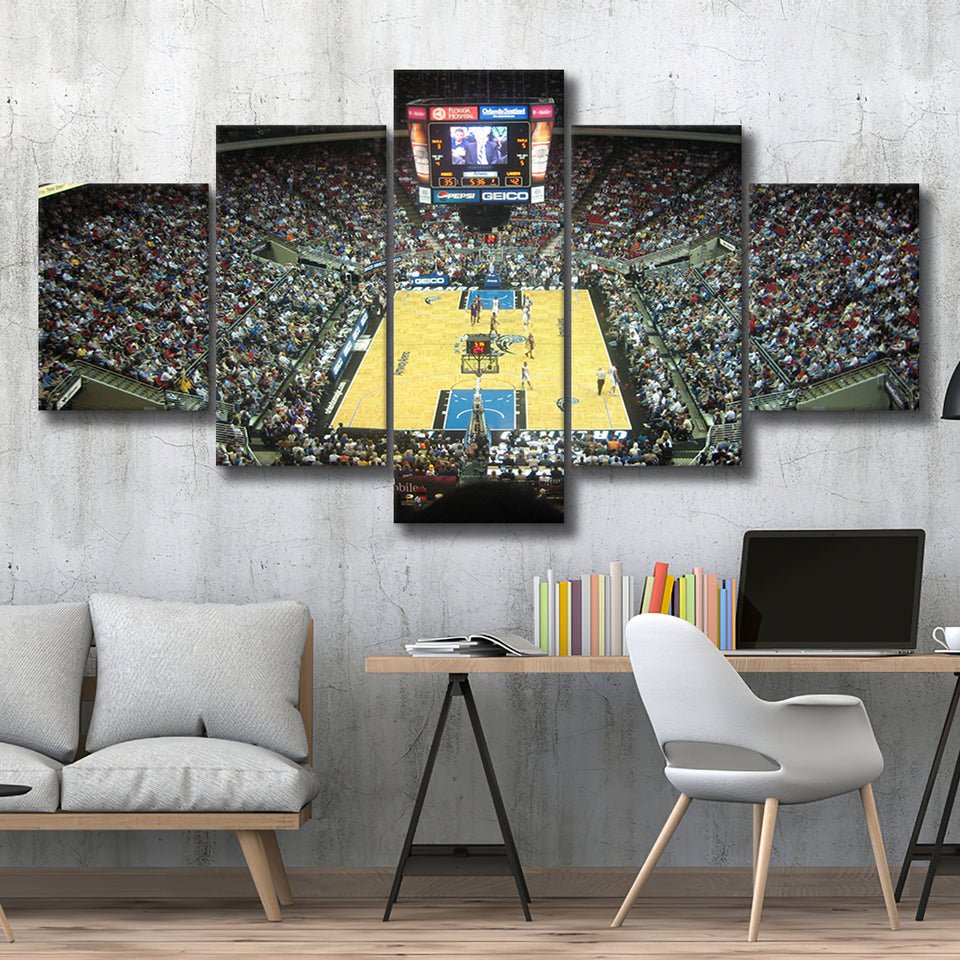 Amway Arena, Stadium Canvas, Sport Art, Large Canvas, Multi Panels, Canvas Prints Wall Art Decor