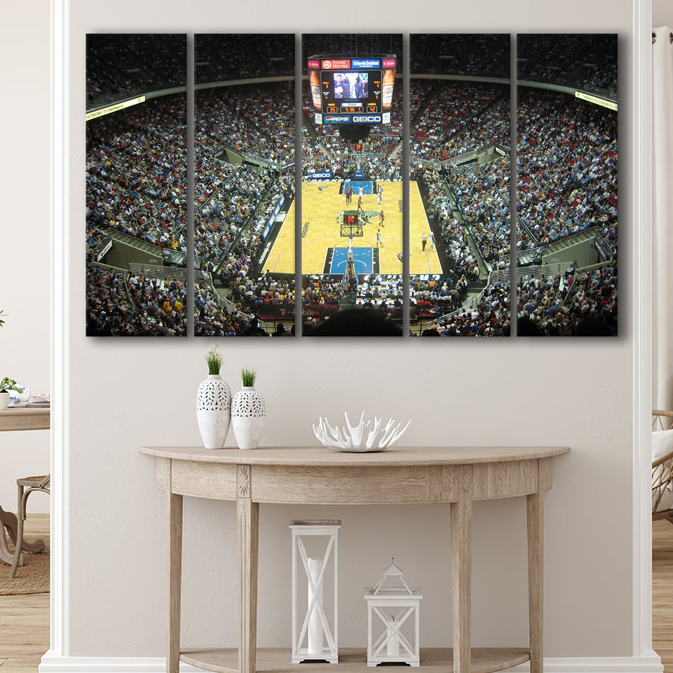 Amway Arena, Stadium Canvas, Sport Art, Gift for him, Multi Panels B, Canvas Prints Wall Art Decor