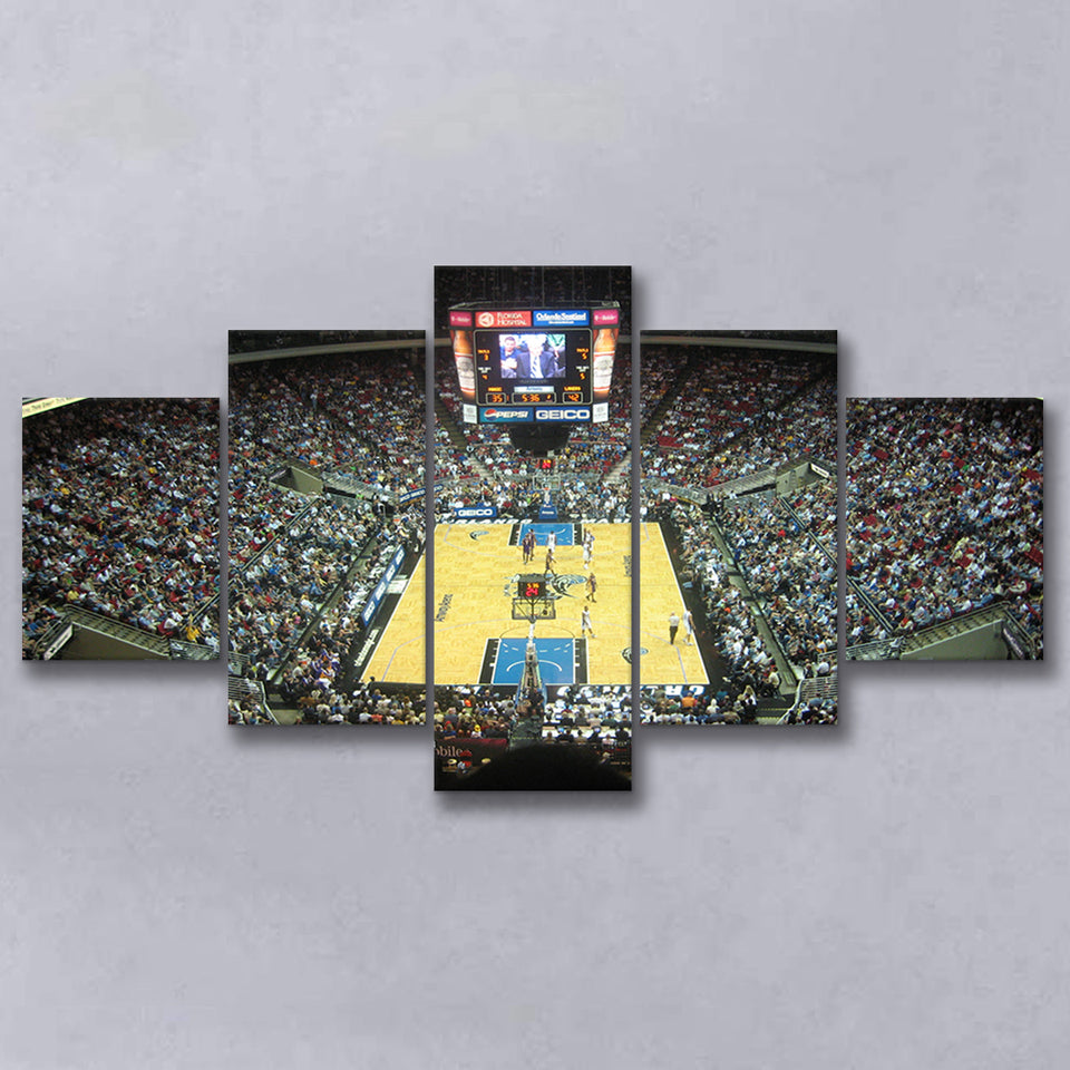 Amway Arena, Stadium Canvas, Sport Art, Large Canvas, Multi Panels, Canvas Prints Wall Art Decor