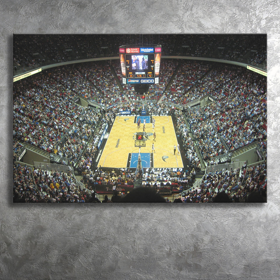 Amway Arena, Stadium Canvas, Sport Art, Gift for him, Fan Gift, Canvas Prints Wall Art Decor