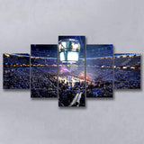 Amway Center General, Stadium Canvas, Sport Art, Large Canvas, Multi Panels, Canvas Prints Wall Art Decor