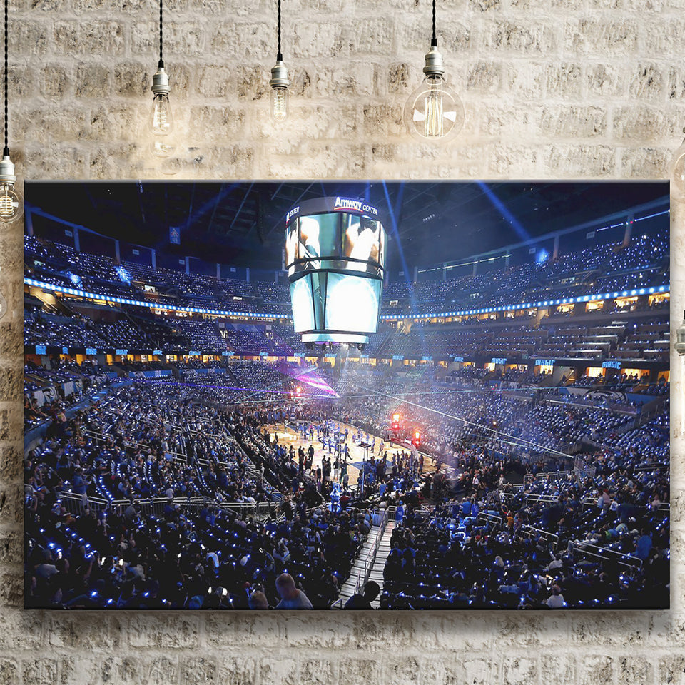 Amway Center General, Stadium Canvas, Sport Art, Gift for him, Fan Gift, Canvas Prints Wall Art Decor