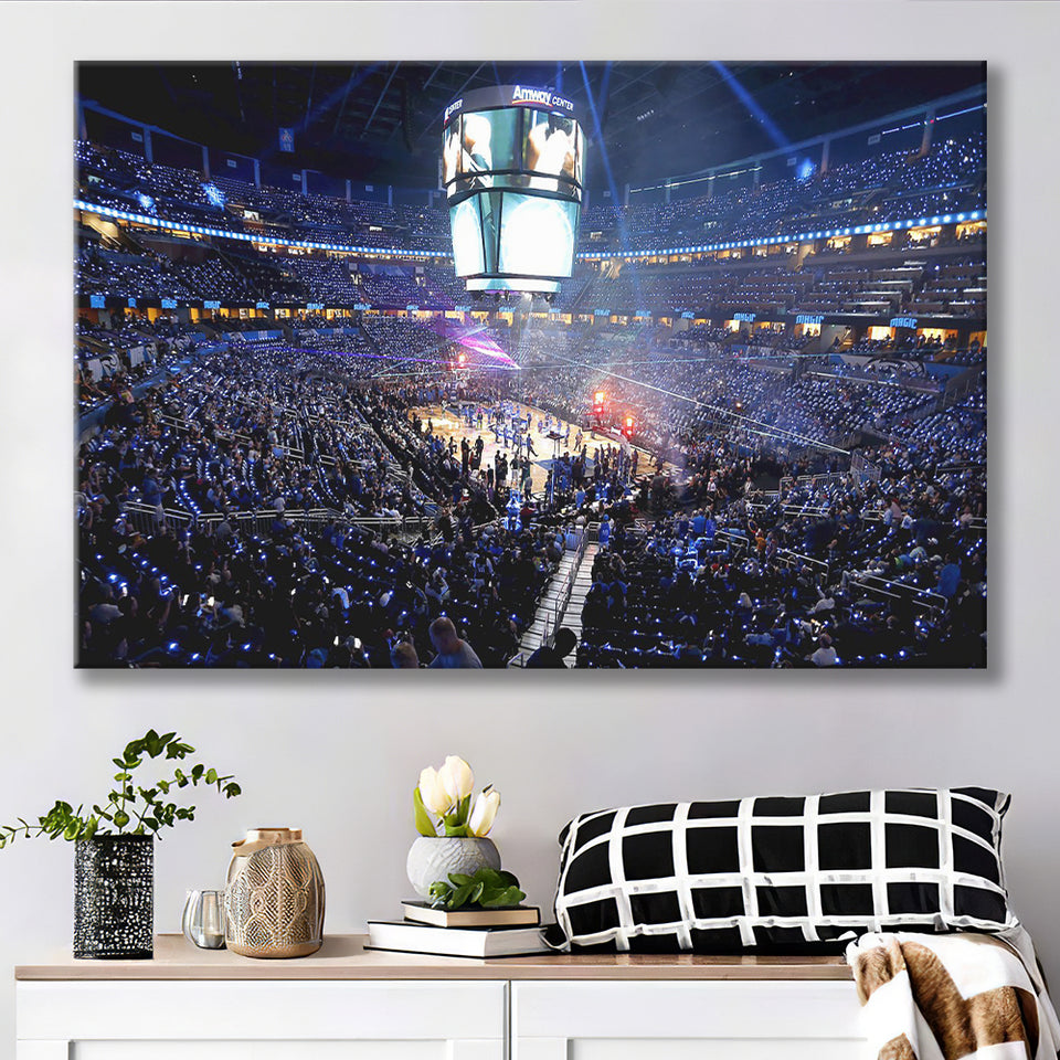 Amway Center General, Stadium Canvas, Sport Art, Gift for him, Fan Gift, Canvas Prints Wall Art Decor