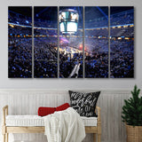 Amway Center General, Stadium Canvas, Sport Art, Gift for him, Multi Panels B, Canvas Prints Wall Art Decor
