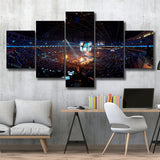 Amway Center Orlando Magic, Stadium Canvas, Sport Art, Large Canvas, Multi Panels, Canvas Prints Wall Art Decor