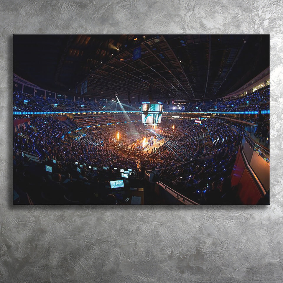 Amway Center Orlando Magic, Stadium Canvas, Sport Art, Gift for him, Fan Gift, Canvas Prints Wall Art Decor