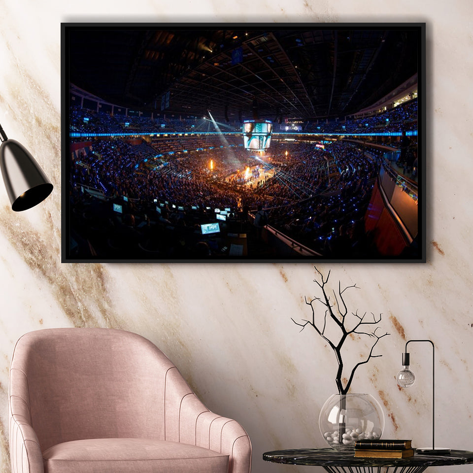 Amway Center Orlando Magic, Stadium Canvas, Sport Art, Gift for him, Framed Canvas Prints Wall Art Decor, Framed Picture