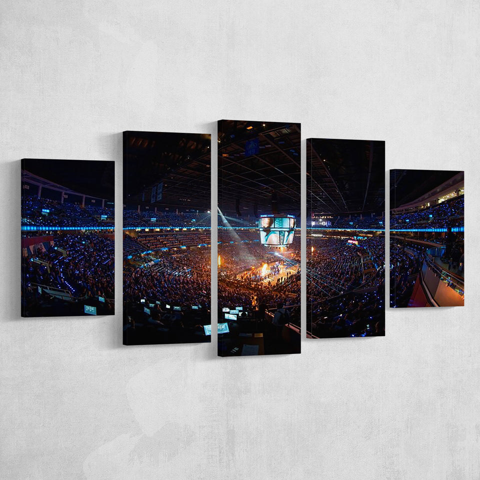 Amway Center Orlando Magic, Stadium Canvas, Sport Art, Large Canvas, Multi Panels, Canvas Prints Wall Art Decor