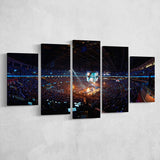 Amway Center Orlando Magic, Stadium Canvas, Sport Art, Large Canvas, Multi Panels, Canvas Prints Wall Art Decor