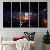 Amway Center Orlando Magic, Stadium Canvas, Sport Art, Gift for him, Multi Panels B, Canvas Prints Wall Art Decor