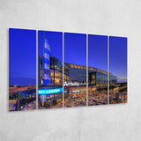 Amway Center Pic, Stadium Canvas, Sport Art, Gift for him, Multi Panels B, Canvas Prints Wall Art Decor