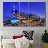 Amway Center Pic, Stadium Canvas, Sport Art, Gift for him, Multi Panels B, Canvas Prints Wall Art Decor