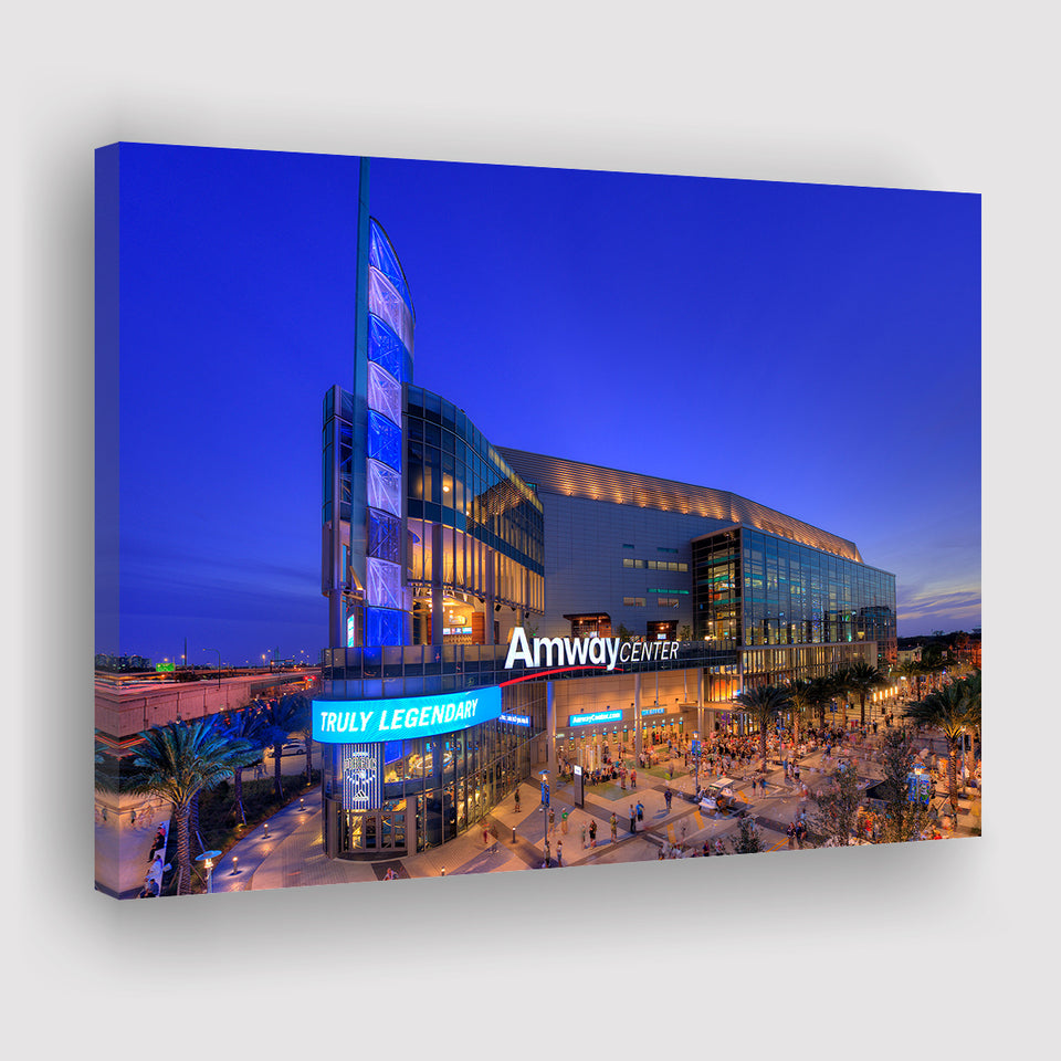 Amway Center Pic, Stadium Canvas, Sport Art, Gift for him, Fan Gift, Canvas Prints Wall Art Decor