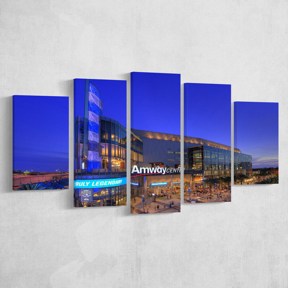 Amway Center Pic, Stadium Canvas, Sport Art, Large Canvas, Multi Panels, Canvas Prints Wall Art Decor