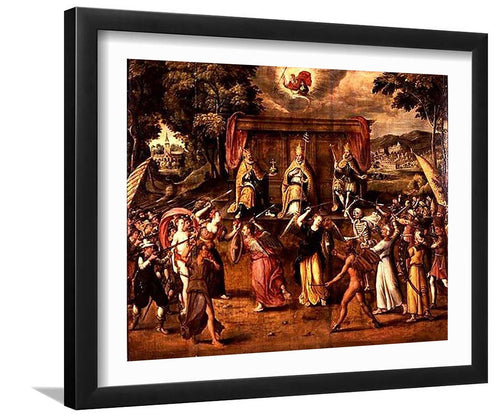 An Allegory of the Wars of Religion-Art Print, Canvas Art,Framed Art,Plexiglass Cover