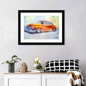 An Old Car For My Cousin Wall Art Print - Framed Art, Framed Prints, Painting Print