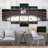 Anaheim Ducks Wall Art Honda Center Stadium Canvas Prints Hockey,Multi Panels,Sport Stadium Art Prints, Fan Gift