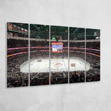 Anaheim Ducks Wall Art Honda Center Stadium Canvas Prints Hockey,Multi Panels B,Sport Stadium Art Prints, Fan Gift