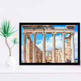 Ancient Greek Architecture Greece Wall Art Framed Art Prints Wall Art Decor, Framed Picture, Home Decor