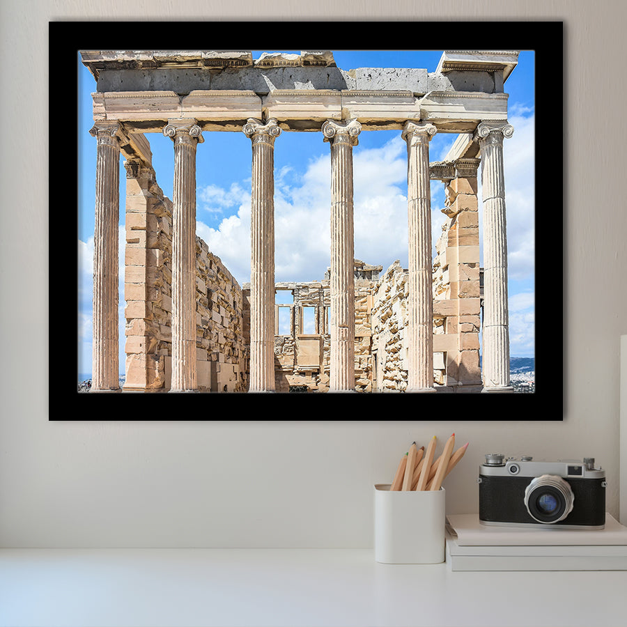 Ancient Greek Architecture Greece Wall Art Framed Art Prints Wall Art Decor, Framed Picture, Home Decor