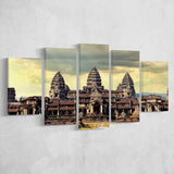 Ancient Khmer Temple, Ancient Architecture Multi Panels,Canvas Prints Wall Art Home Decor