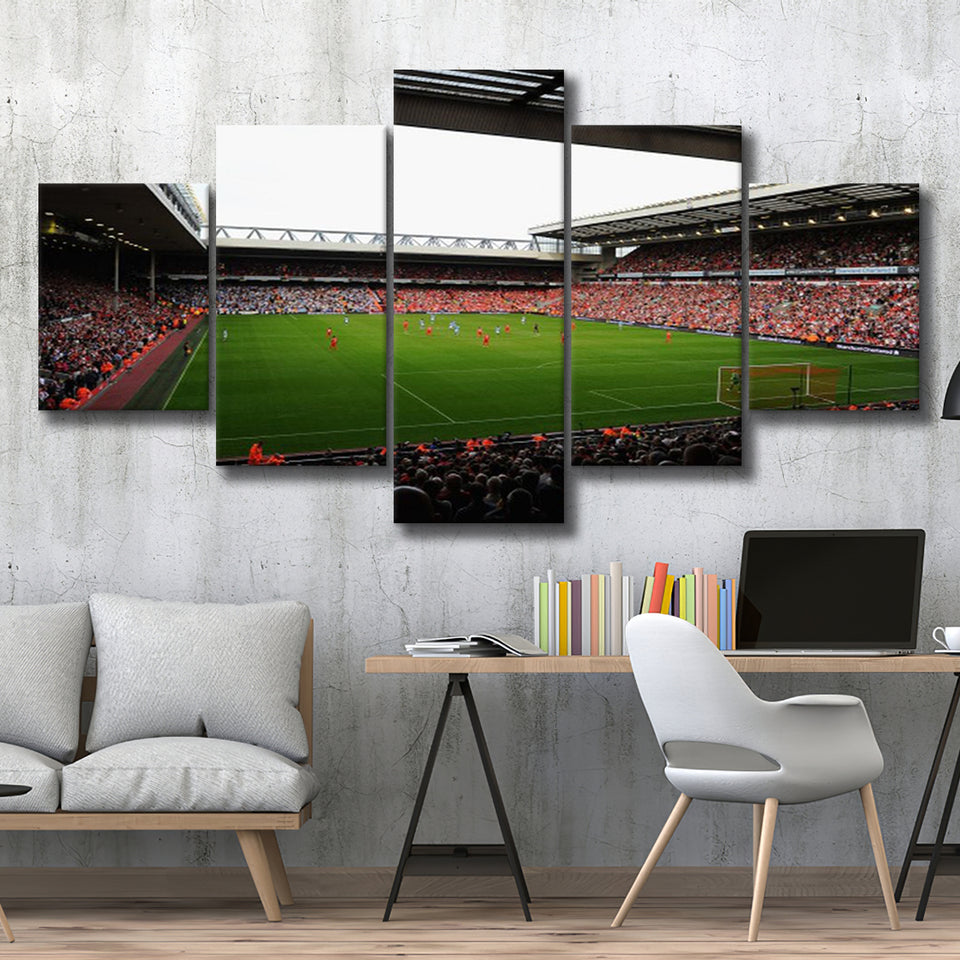 Anfield Football Stadium, Stadium Canvas, Sport Art, Large Canvas, Multi Panels, Canvas Prints Wall Art Decor