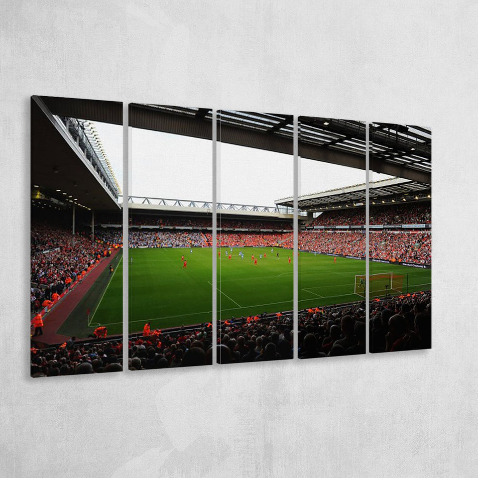 Anfield Football Stadium, Stadium Canvas, Sport Art, Gift for him, Multi Panels B, Canvas Prints Wall Art Decor